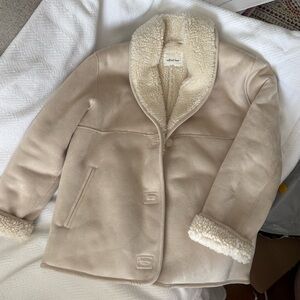 Wilfred Cream Teddy Jacket with with fleece lining